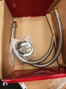 Bateria umywalkowa stojąca Ferro Algeo Square chrom BAQ2 - bez korka nowa