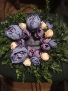 Wianek na drzwi Stroik wiosenny, prezent