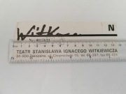 Bilet Teatr S. I. Witkiewicza Zakopane PZU 