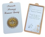 Pudełko na pieniądze, Pierwsza Komunia Święta, wzory, prezent 