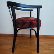 4 Krzesła / fotele z giętego drewna (komplet)