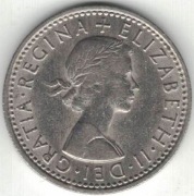 Wielka Brytania 6 pence pensów 1965 - 19,3 mm - nr 2