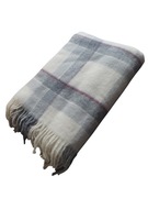 narzuta pled koc wełniany 100% wełna gramatura 380gr zdrowy 160x200 polski