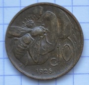 01336 Włochy 10 centesimi 1926