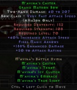 Diablo 2 Rotw mavina set amazonka nonladder PC