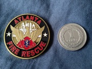 Challenge coin Atlanta Fire Rescue USA