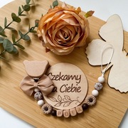 Zawieszka do smoczka z imieniem dziecka