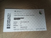 Używany bilet Legia Warszawa - Śląsk Wrocław - 3.03.2025