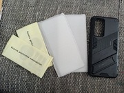 2 x Szkło hartowane plus etui czarne Xiaomi Mi 12T Pro Nowe 