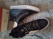 Ocieplane wysokie sneakersy mustang 41 czarne