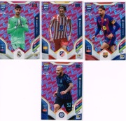 Zestaw 4 kart Panini Fifa 365 RED Fans Favourite