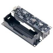 Ładowarka Li-Ion z funkcją zasilacza UPS 1x18650 USB Uwe 5V - Uwy 5V 9V 12V