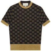 Gucci bluzka sweter  sweterek 36 38 S M wełna złota jak nowa