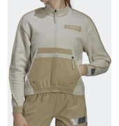 Adidas Terrex Bluza Trekkingowa 1/2 Zip Beżowa S/M Kangurka Outdoor
