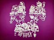 Dekoracja Zimowa Gotowa do Zawieszenia na Okno Przedszkole Zima