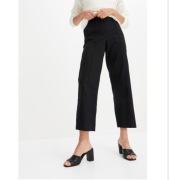 Spodnie damskie lniane r.50, 55% len, 45% bawełna 