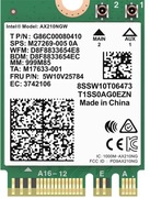 Karta sieciowa do laptopa Intel WiFi 6 6E AX210 Bluetooth 5.3 5374Mbps M.2