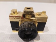 Zapalniczka aparat kolor złoty 