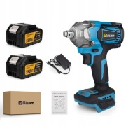 Wysyłka po 11.12 Klucz udarowy akumulatorowy Gisam 1200nm 2 akumulatory