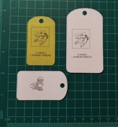 Scrapki Tagi zestaw Komunia Święta