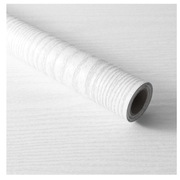 Abyssaly Samoprzylepna Okleina Efekt Drewna Biała 60x400cm