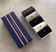 TOMMY HILFIGER SKARPETY STÓPKI MĘSKIE GIFTBOX 5PAR r.39-43