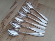 POSREBRZANE ŁYŻECZKI DO KAWY FILIŻANKI RÓŻNE