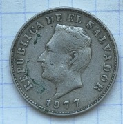 01321 Salwador 5 centavos 1977