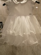 Sukienka chrzciny, roczek 86, Coccodrillo j.Nowa