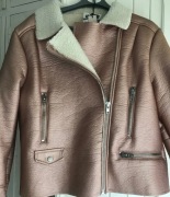 Kożuszek damski-ramoneska  r.42/44, XL/ XXL