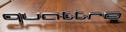 Audi Quattro allroad - logo na zderzak grill (44cm)