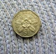 Singapur 1 Dolar 2008r