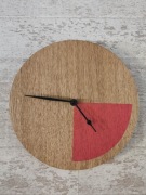 Zegar ścienny drewniany 25cm