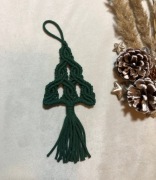 Choinki zawieszki na choinkę makrama rozmiar M