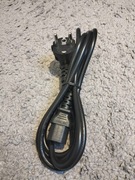 Kabel zasilający C13 3 pinowy czarny 1,8 metra