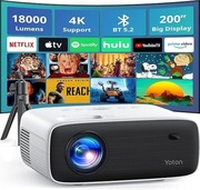 Projektor YOTON Y6 – Full HD 1080P z Bluetooth i ekranem do 200 cali!