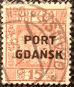 Port Gdansk Fi 25 / kasowany