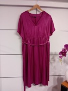 Lekka  sukienka w kolorze fuksji #satyna