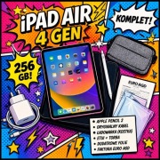 iPad Air 4 256GB + Pencil 2 | różowy | komplet | bardzo dobry stan