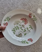 Talerze porcelanowe do zupy Karolina - PRL UNIKAT! 