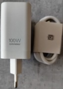 Ładowarka Realme 100W Supervooc (Oppo, Oneplus) +kabel 1m USB - C. 
