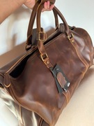 Torba męska weekender męska skóra naturalna brązowa SUPER JAKOŚĆ
