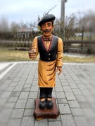 Drewniana figurka vintage na witryne/szyld/reklame DUŻA!