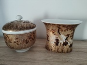 Wazon i szkatułka pozłacaka AK Kaiser Nossek Paradiso