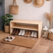 Drewniana ławka na buty – olejowana – gotowa bez montażu 