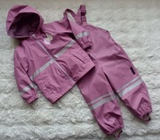 Komplet przeciwdeszczowy dla dziewczynki Lupilu 86 92 kurtka spodnie 