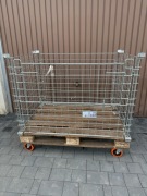 Paleta + skrzynia na kółkach