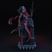 Figurka druk 3D żywica " Elektra Daredevil - F615 "- 120 mm
