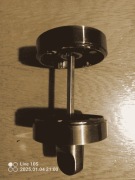 Rozeta WC okrągła Roothkin mosiądz antyczny 