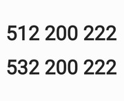 PARA ZŁOTYCH NUMERÓW: 512 200 222 + 532 200 222
